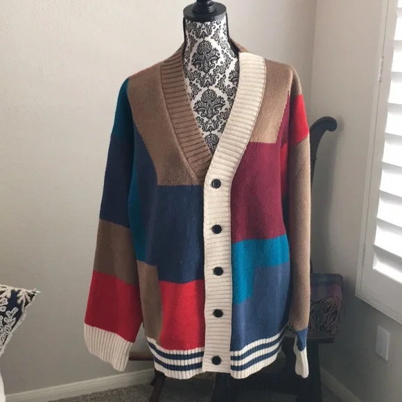 Pull Oversized Brandy Melville - Gris - Taille Unique - Occasion Très Bon état
